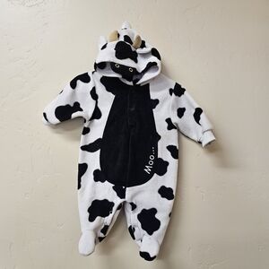 Adorable Cow Print Kids One Piece